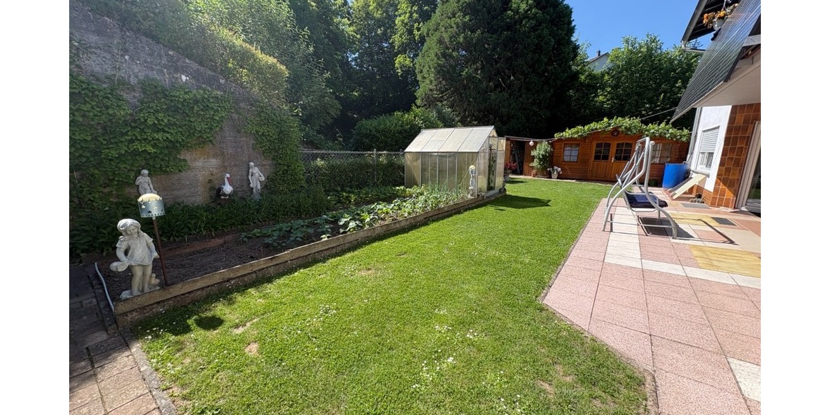 Garten hinter dem Haus