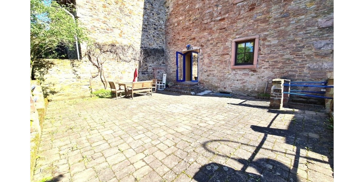 Terrasse in Hausansicht