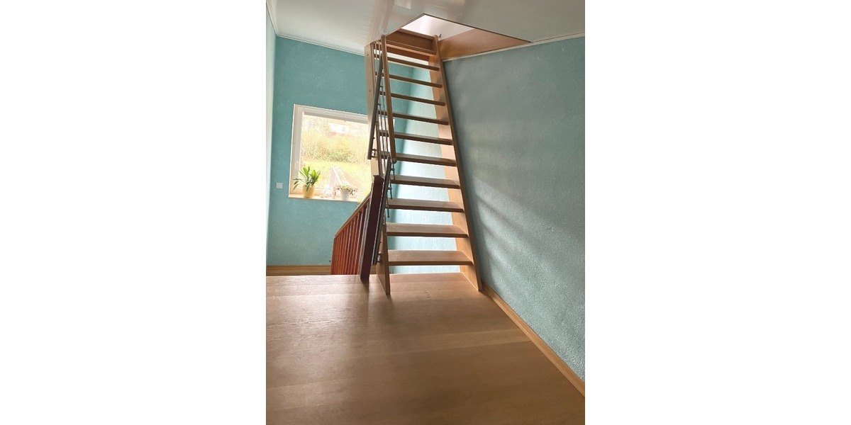Treppe zum ausgebauten DG