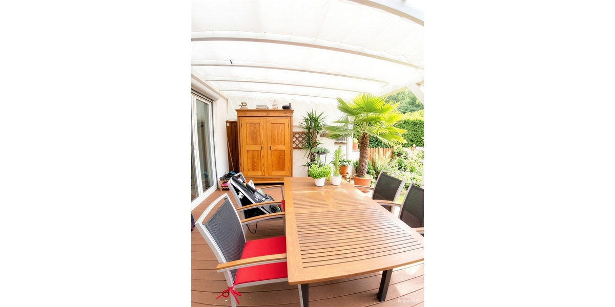 Überdachte Terrasse