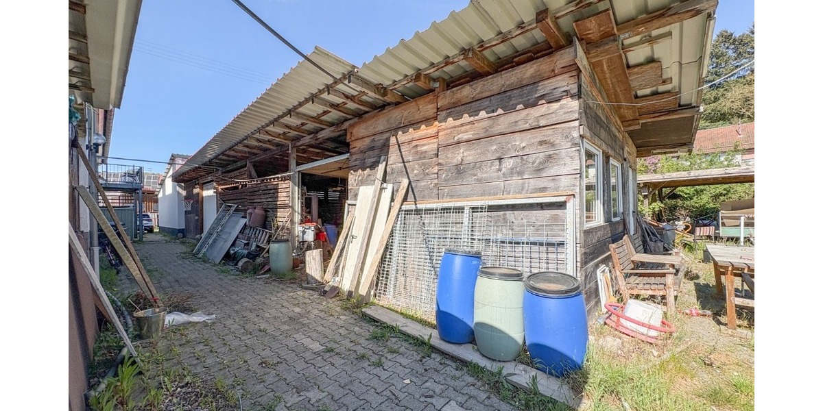 Stauraum/Scheune für Holz