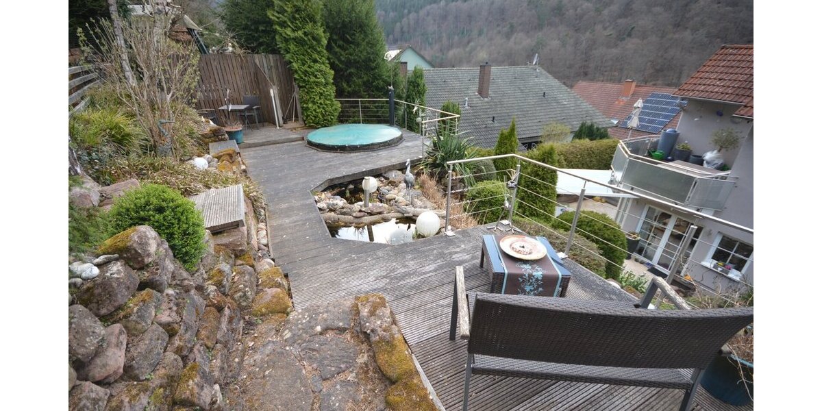 Pool im Garten 